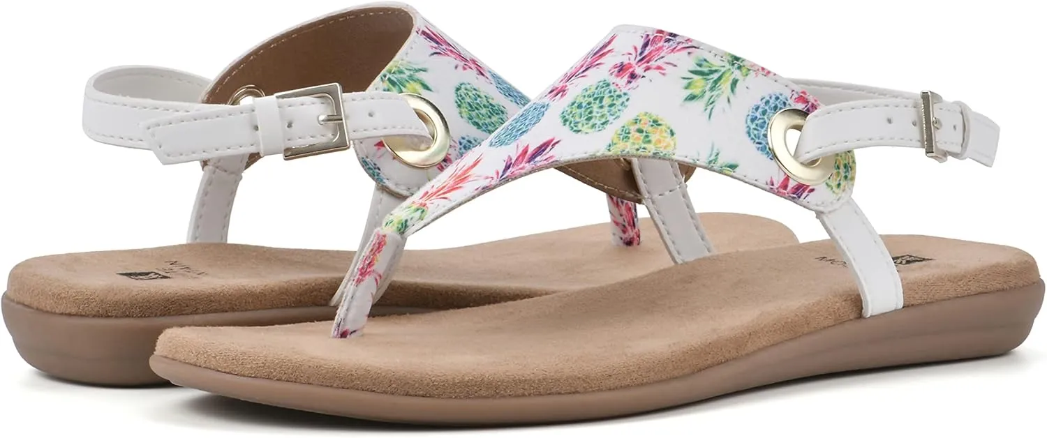WHITE MOUNTAIN Women's London Flat Sandal