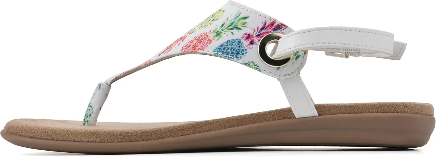 WHITE MOUNTAIN Women's London Flat Sandal