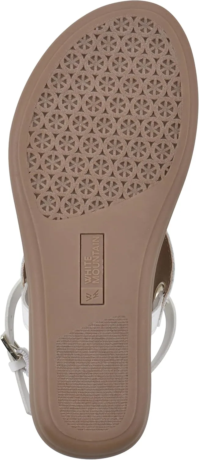 WHITE MOUNTAIN Women's London Flat Sandal