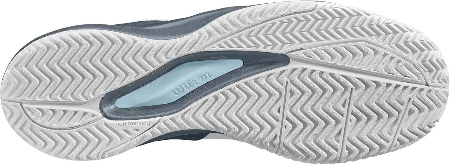 WILSON Women's Rush Pro Ace Pickler Tennis Sneaker, White, Low Top