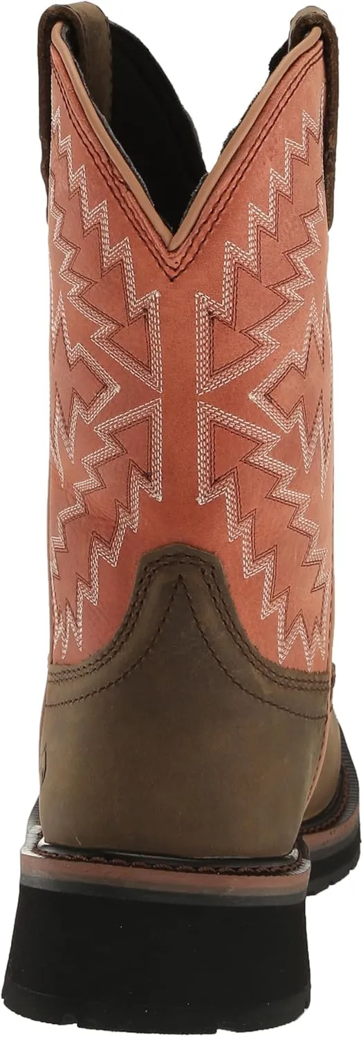 Wolverine Women's Rancher Arrow Waterproof Stell Toe Wellington Construction Boot