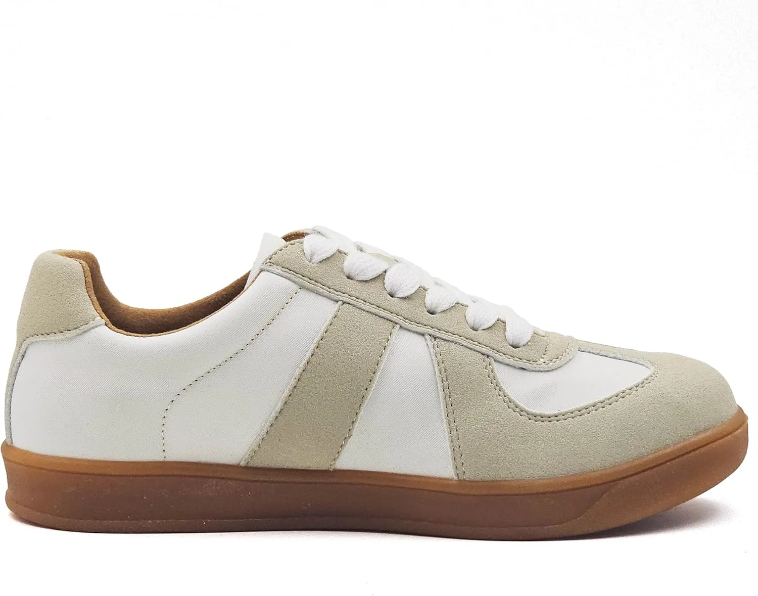 Women's Lace Up Trendy Sneaker Classic Fashion Low Top Walking Shoes