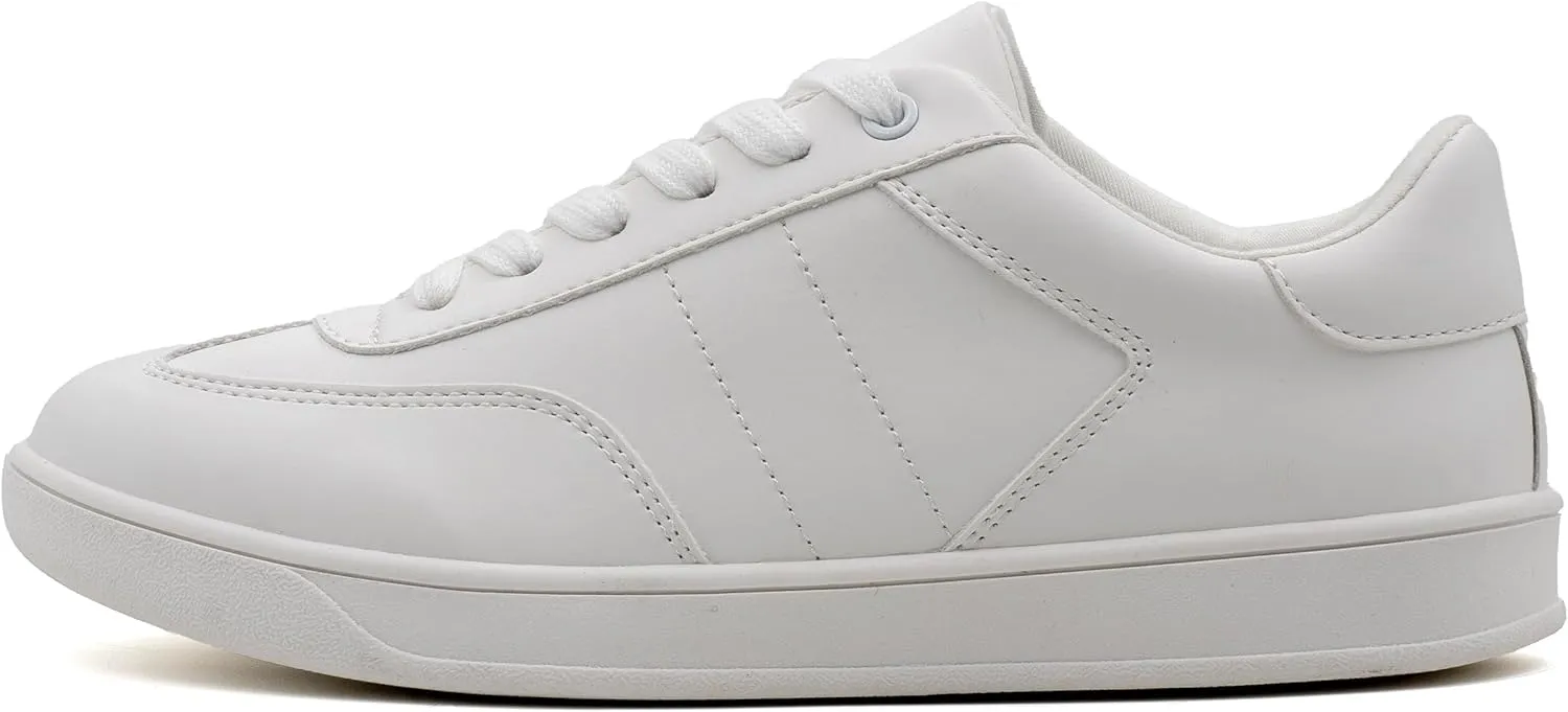 Women's Lace Up Trendy Sneaker Classic Fashion Low Top Walking Shoes