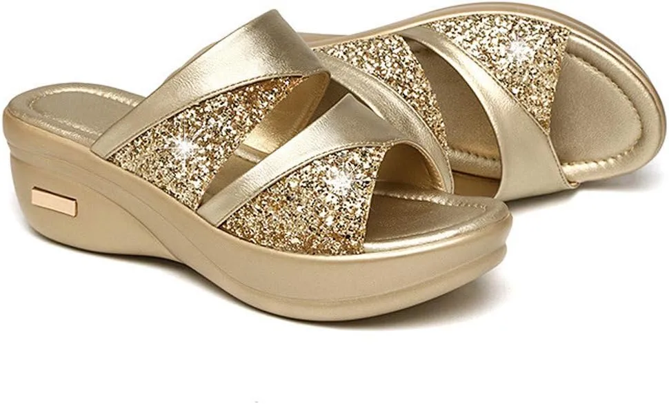 Womens Low Wedge Sandals Size 10 Wide Width Sandals for Women Plus Size Arch Support Black Open Toe Sandals for Women Dressy Platform Womens Black Wedge Sandals Wide Width Sandals Women
