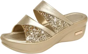 Womens Low Wedge Sandals Size 10 Wide Width Sandals for Women Plus Size Arch Support Black Open Toe Sandals for Women Dressy Platform Womens Black Wedge Sandals Wide Width Sandals Women