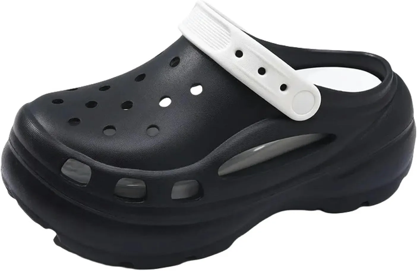 Women's Mule Sandals Women's Summer Outdoor Thick Sole Soft Hole Shoes