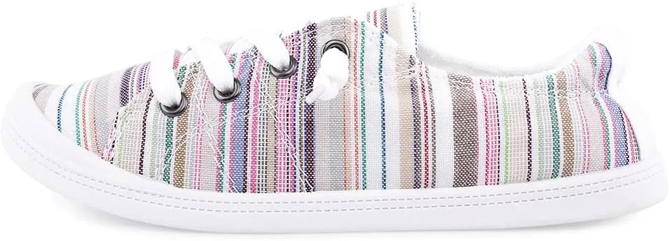 Women's Slip On Canvas Sneaker Low Top Casual Walking Shoes Classic Comfort Flat Fashion Sneakers