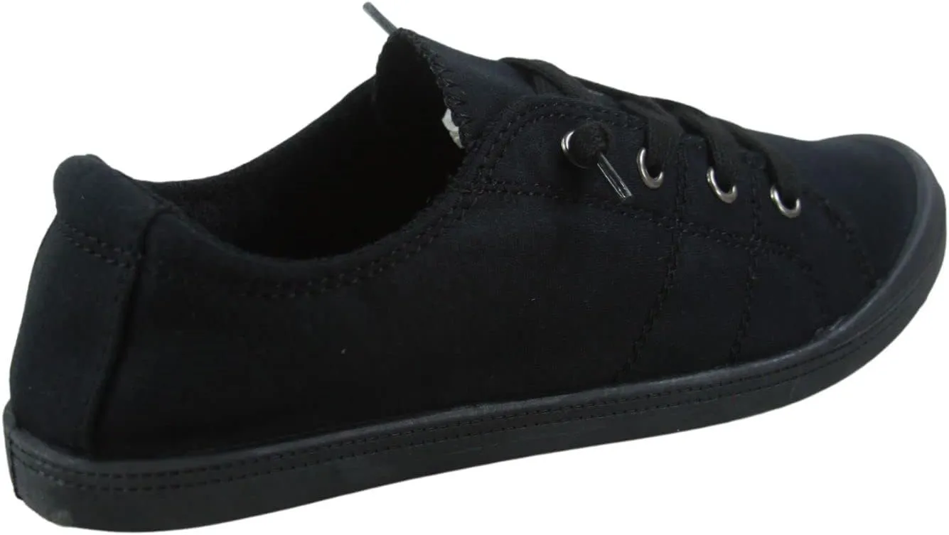Women’s Slip-On Low Top Casual Flat Heel Comfort Classic Walking Sneaker Shoes