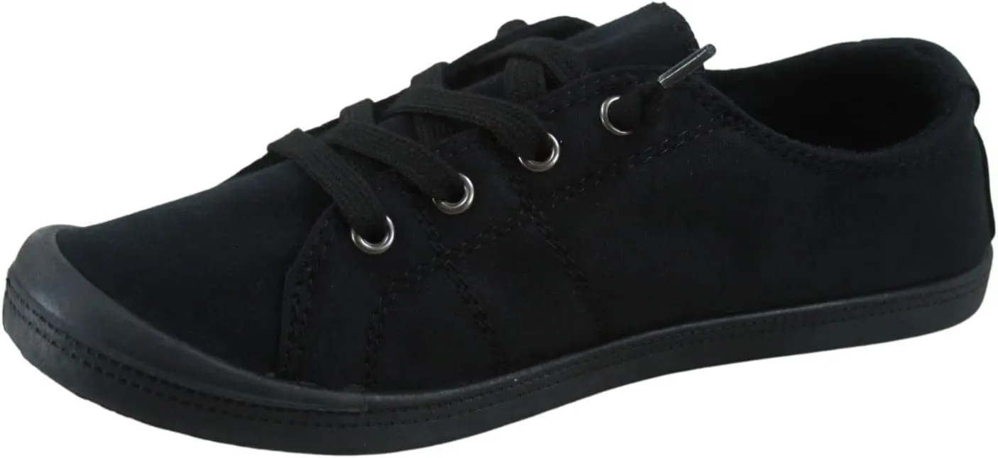 Women’s Slip-On Low Top Casual Flat Heel Comfort Classic Walking Sneaker Shoes