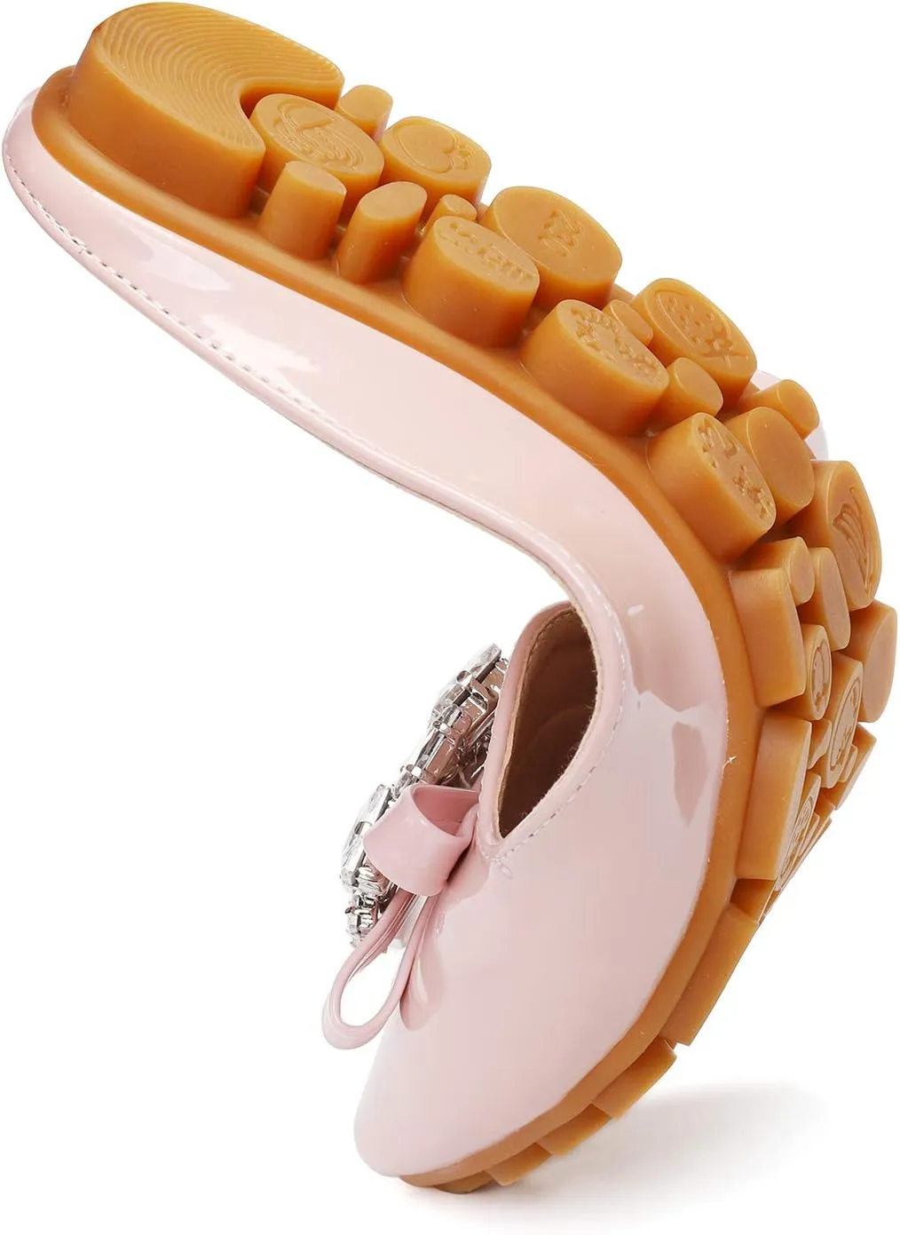 Women's Suede Leather Mules Mules for Woman Rhinestone Flats Comfortable Slip on Women Mule Shoe