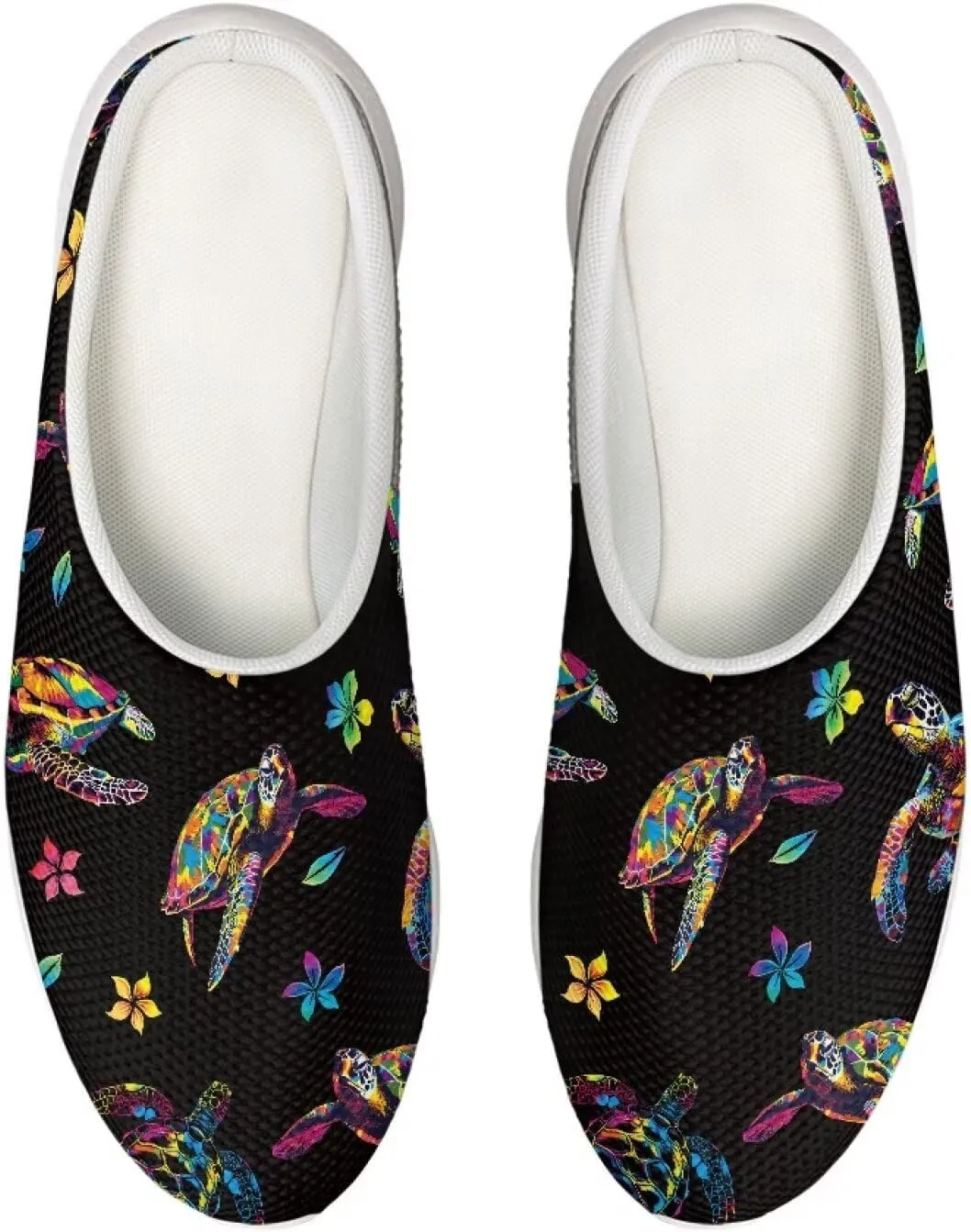 Women's Water Sandals Casual Light Slippers Funny Graphic Garden Clogs Slip On Water Shoes