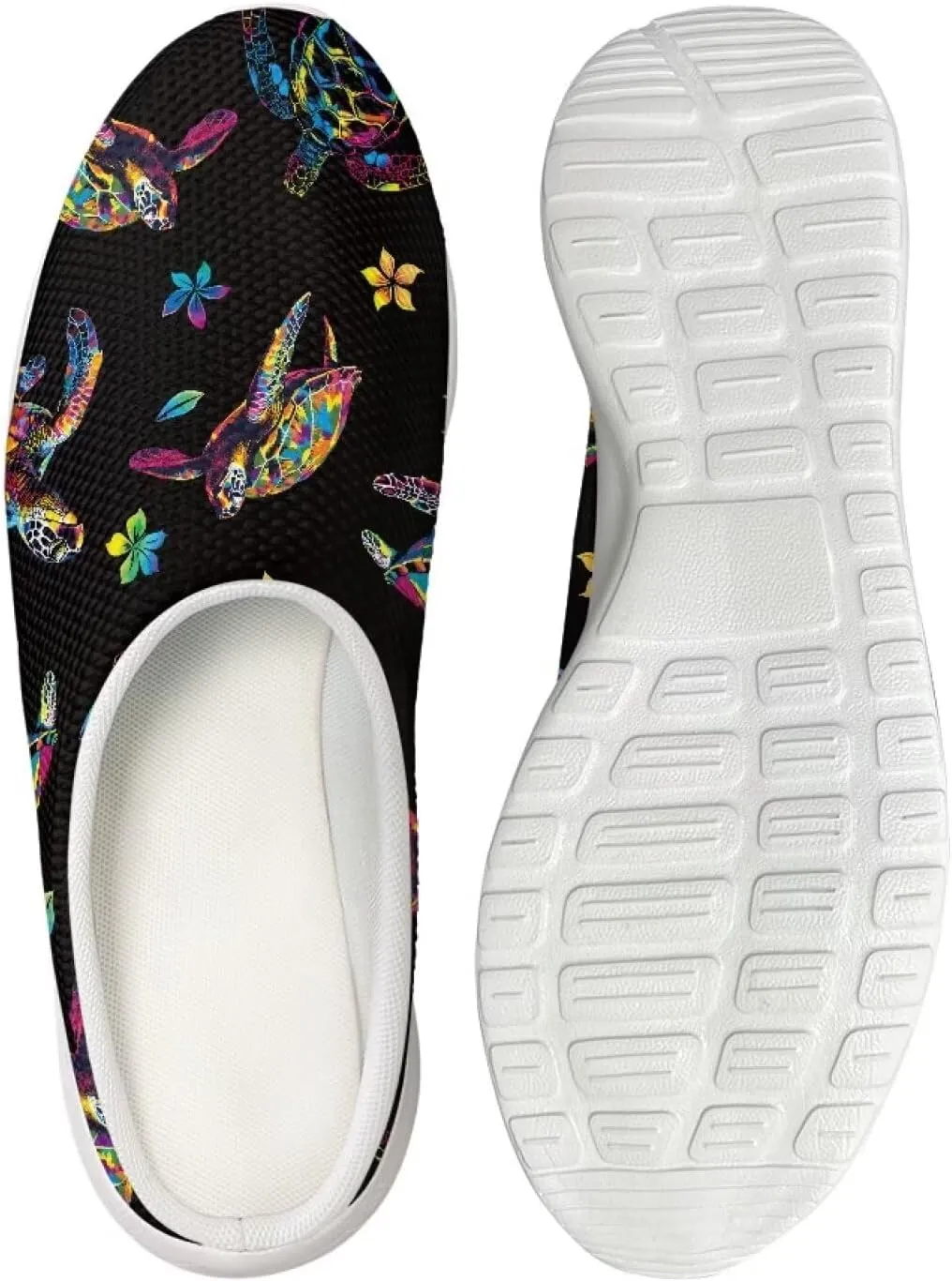 Women's Water Sandals Casual Light Slippers Funny Graphic Garden Clogs Slip On Water Shoes