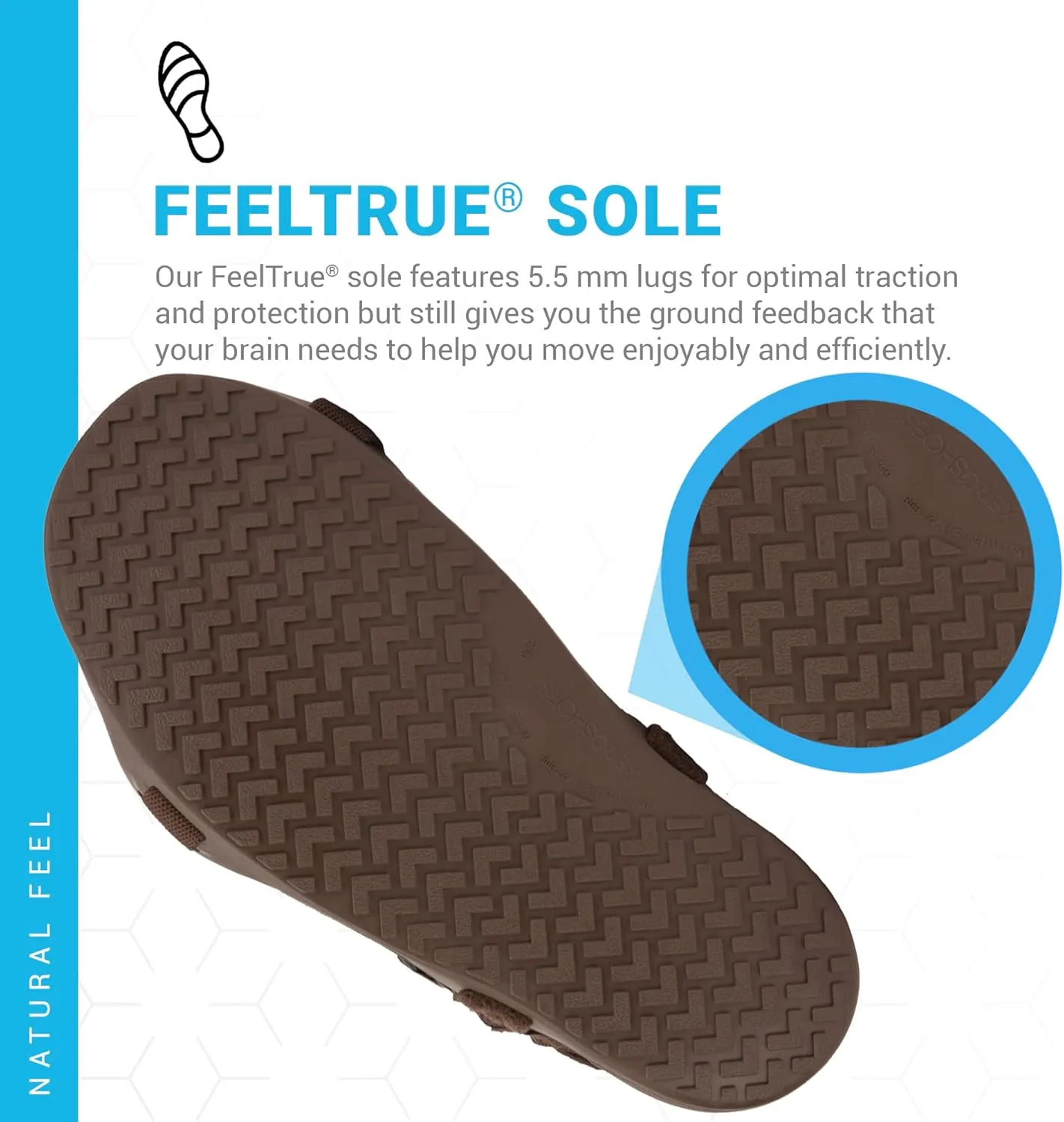 Xero Shoes Men's Z-Trek Barefoot Hiking Sandals