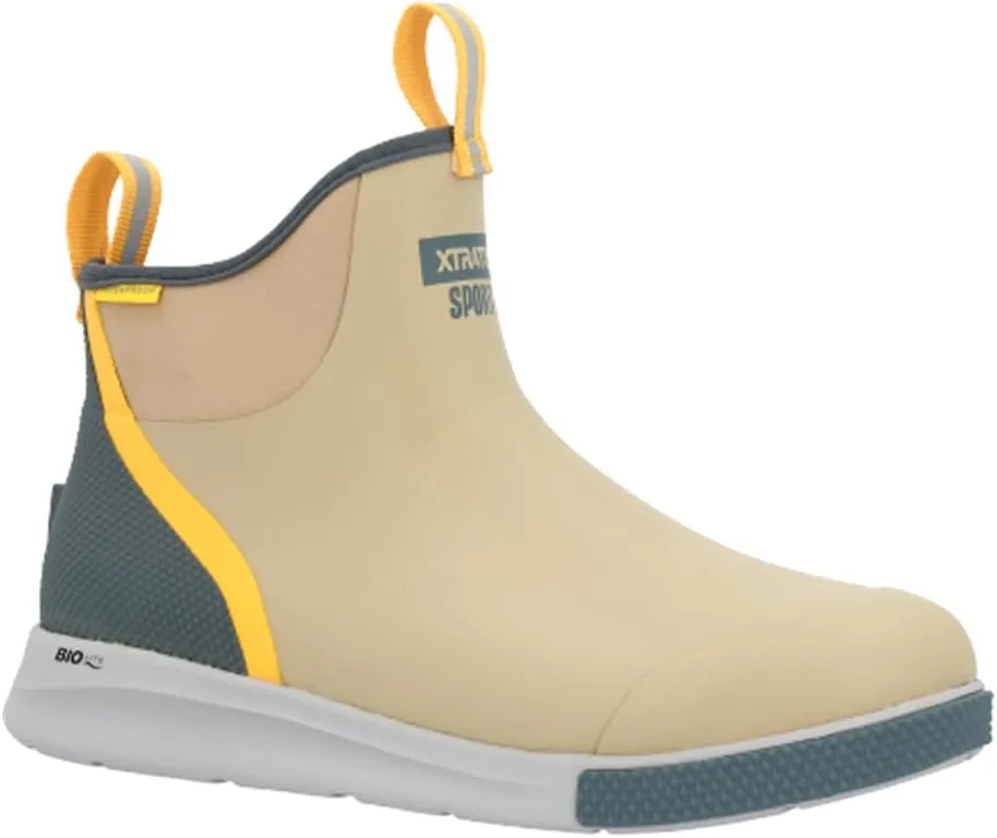 Xtratuf Men's 6 Inch Sport Ankle Deck Boot, Black